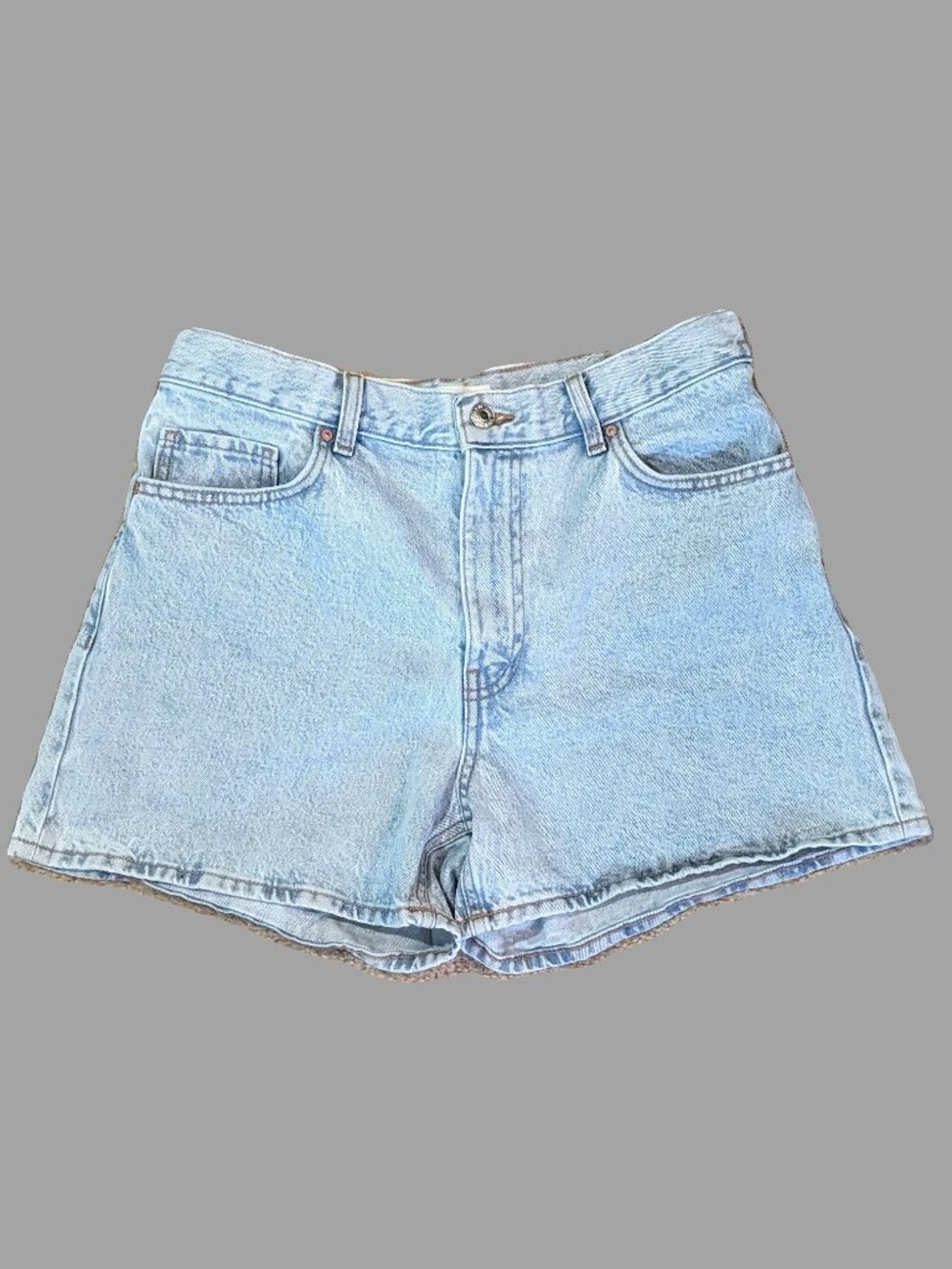 MNG Light Wash High Rise Denim Shorts Size 8